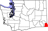 Comté d'Asotin dans l'État de Washington