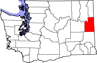 Comté de Spokane dans l'état de Washington