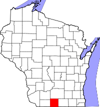 Comté de Green dans l'État du Wisconsin