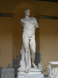 Marcus Vipsanius Agrippa en Neptune, héros des victoires navales d'Auguste.