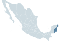 Localisation de l'État de Quintana Roo