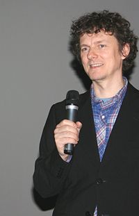 Michel Gondry à l'avant-première de Soyez sympas, rembobinez, à l'UGC Ciné Cité Les Halles, à Paris, le 3 mars 2008.