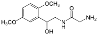 Structure chimique du midodrine