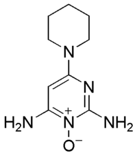 Structure chimique du Minoxidil