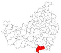 Localisation de Moldoveneşti