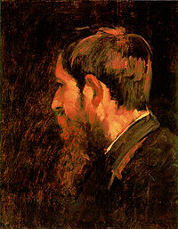 Portrait de László Paál par Mihály Munkácsy (1877)
