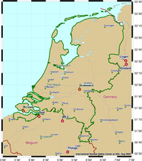 Netherlands Nuclear power plants map.png