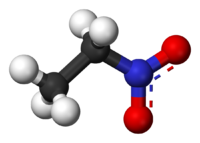 Structures 2D et 3D du Nitroéthane