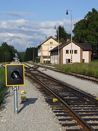 Nová Pec - la gare