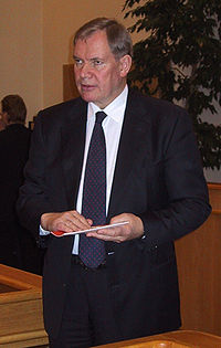 Photographie de Paavo Lipponen