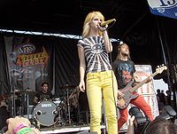 Paramore au Warped Tour.