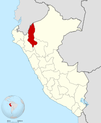 Localisation de la région Amazonas