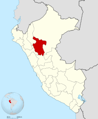 Localisation de la région San Martín