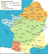 Carte des peuples gaulois