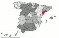 Localisation de la Province de Tarragone