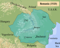 Carte de Grande Roumanie