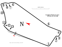 Sandown (Australia) track map.svg