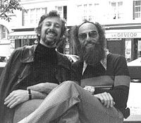 Fred Alan Wolf (à droite) et Jack Sarfatti à Paris en 1973