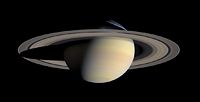 Une photographie de Saturne.