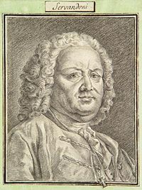 Giovanni Niccolò Servandoni par un anonyme du XVIIIe siècle