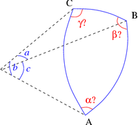 Solve spherical triangle with a b c.png