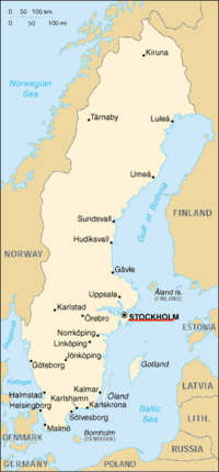 Sw-map, CIA World Factbook, Stockholm pinpoint.png