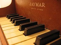 Clavier d'un piano jouet Jaymar