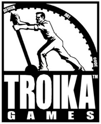 Logo de Troika Games.