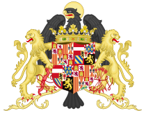 Ornamented Coat of Arms of Queen Joanna of Castile.svg
