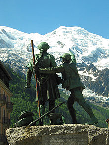 Statue à Chamonix