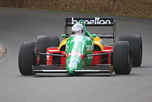 Photo de la Benetton B188 à Goodwood en 2009