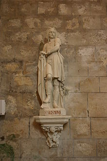 20100702 Saint Sigismund Statue in Larressingle.JPG