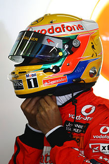 Photographie de Lewis Hamilton au Grand Prix de Chine 2011