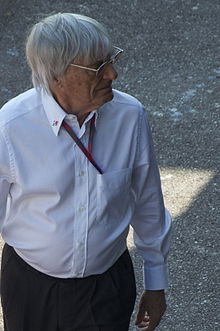 Photo de Bernie Ecclestone à Monaco.
