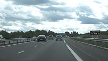 Photographie de l’autoroute franchissant le col de Naves