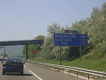 Exemple d’utilisation des panneaux de confirmation sur une autoroute