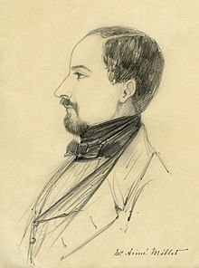 Aimé Millet vers 1845.