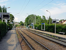 Vue des quais vers Creil.