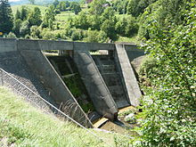 Le barrage d'Engins.