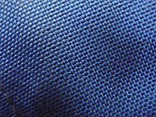 Tissu bleu en Cordura