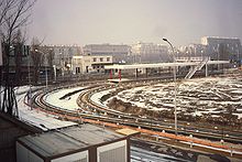 En 1986, l'ancienne gare de Grenelle-Marchandises devient le cadre de l'expérimentation du mini-métro automatique ARAMIS.
