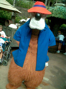 Boniface à  Disneyland en 2005