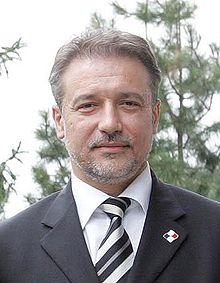 Portrait de Branko Crvenkovski, premier ministre de 1992 à 1998