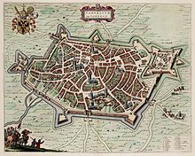 Plan de la ville datant de 1649
