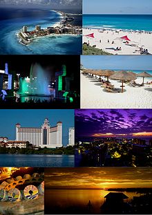 Accéder aux informations sur cette image nommée Cancún, Quintana Roo Collage.jpg.