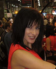Cécilia Vega photographiée à l'Expo 2009 de l'AVN Adult Entertainment