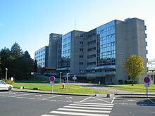 Photographie montrant le centre hospitalier de Béthune situé sur le territoire de la commune de Beuvry
