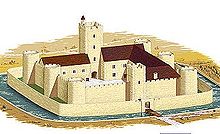 Le château au XIIème siècle.