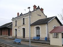 La gare de Chabris.