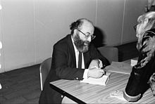 Photographie de Chaim Potok en 1985